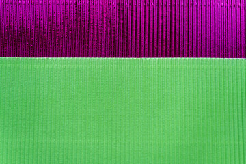 Obraz premium Pink green color design of corrugated paper, cardboard