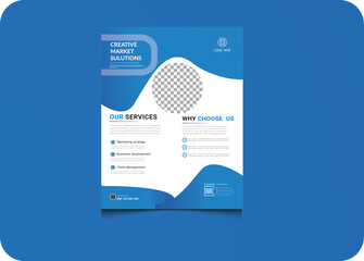 Obraz premium design template flyer 