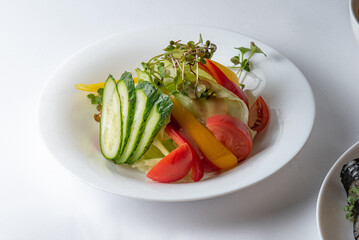 salad with vegetables