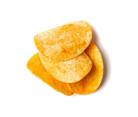 Potato Chips Isolated
