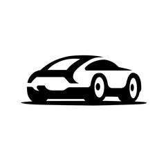Fototapeta na wymiar Sporty car icon symbol sign vector illustration logo template Isolated for any purpose