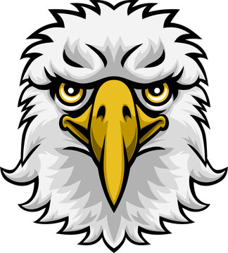 Eagle Mascot Cartoon Character