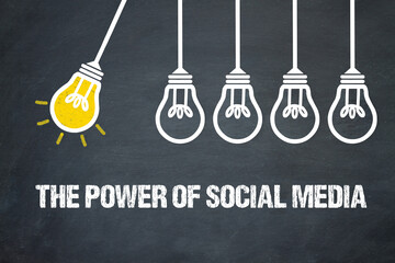 Fototapeta premium the power of social media 