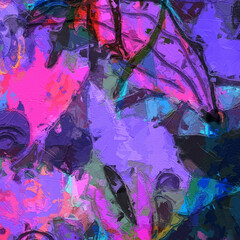Beautiful abstract oil painting texture illustration