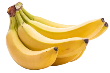 Foto op Plexiglas PNG, bunch of ripe bananas © Nataliya Schmidt