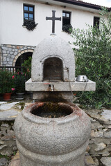 church spring with holy water