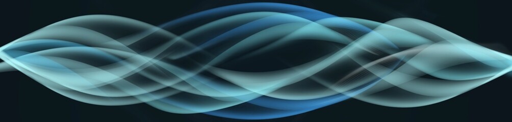 Ondas de fumaça colorida em suave transparência  © Mrio