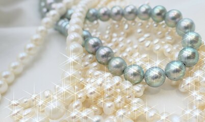 真珠のアクセサリー　イメージ