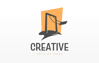 Swing Playground Logo Design Template