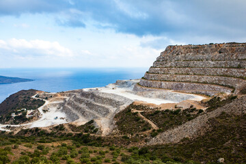 Beautiful landscape photo from the island of Crete, Greece. Summer nature from Crete. 
Chill...
