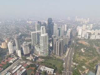 Fototapeta na wymiar Jakarta daylight view