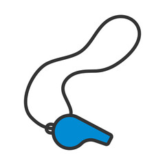Icon Of Whistle On Lace