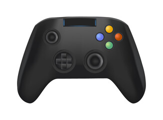 Modern joystick with buttons, gamepads vector