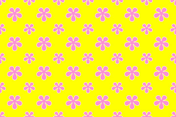 A cute flower pattern background image for use as a background in a project.