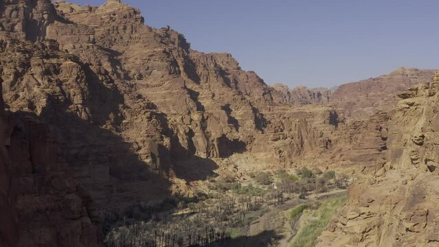 Aerial, Wadi Disah, Tabuk Region, Saudi Arabia