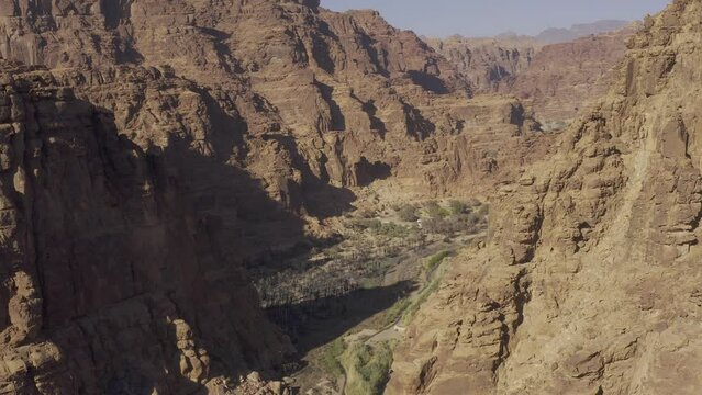 Aerial, Wadi Disah, Tabuk Region, Saudi Arabia