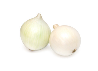 Fresh ripe white onions
