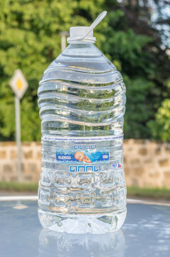 Novy Jicin, Czech Republic - May 30, 2022: 5l plastic bottle of Kojenecka water.