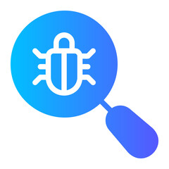 Obraz premium bug gradient icon