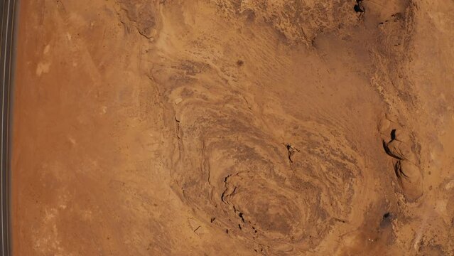 Aerial, Landscapes Around Al Ula, Saudi Arabia