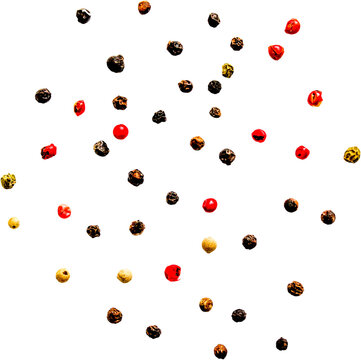 spiece on white background