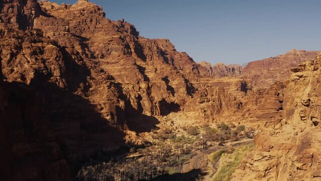 Aerial, Wadi Disah, Tabuk Region, Saudi Arabia