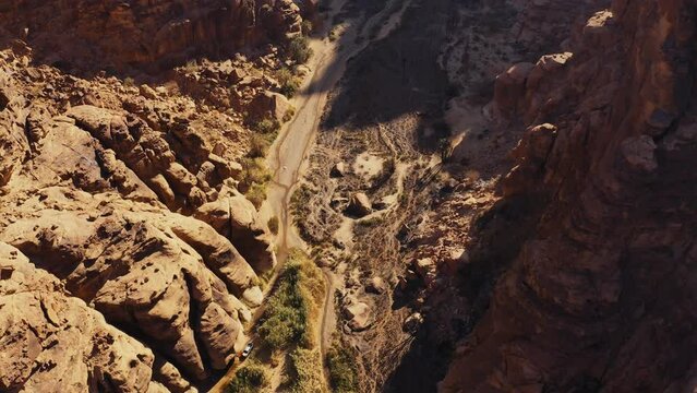 Aerial, Wadi Disah, Tabuk Region, Saudi Arabia
