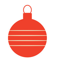 Fototapeta premium Christmas Christmas decoration in vintage retro style. Vector illustration