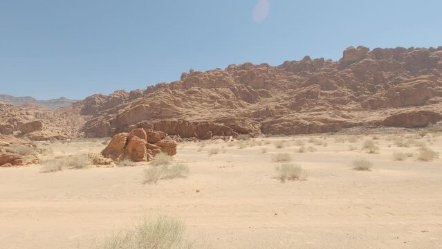 Offroad Drive Through Wadi Disah, Tabuk Region, Saudi Arabia