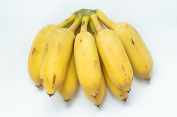 isolated banana or plantain as food diet © mtkang