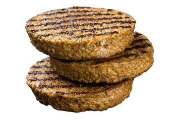 grilled meat patties