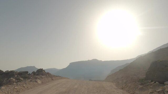 Driving At The Fazayat Beach, Salalah, Oman