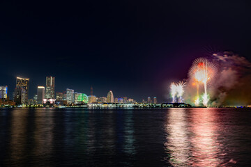 神奈川県横浜市　スマートフェスティバルの花火