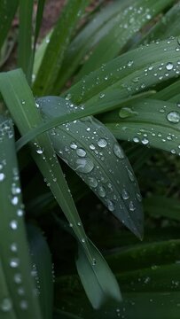 rain drops on the grass