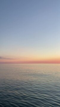 sunset over the sea