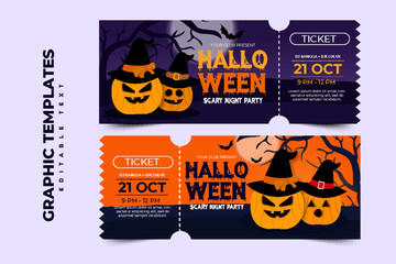 Halloween themed graphic design template easy to customize simple and elegant design