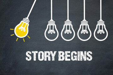 Fototapeta premium Story begins 