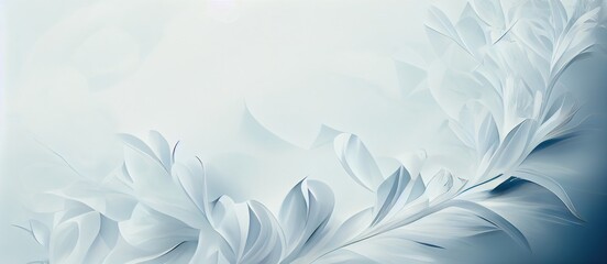 Floral abstract background in light colors painted in oil.