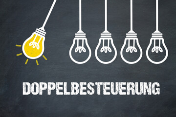 Fototapeta premium Doppelbesteuerung