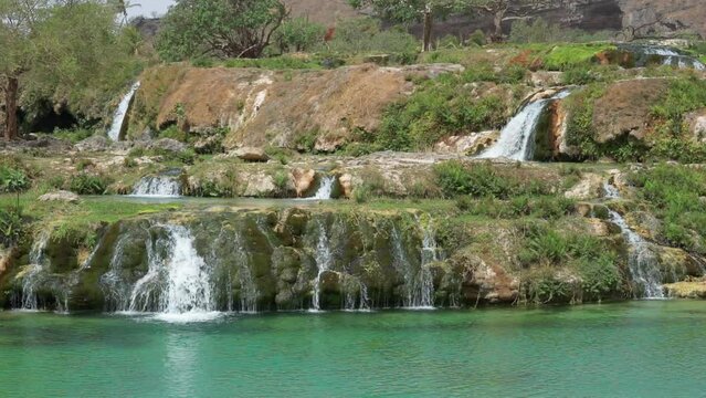 Darbat Waterfalls, Oman (120fps)