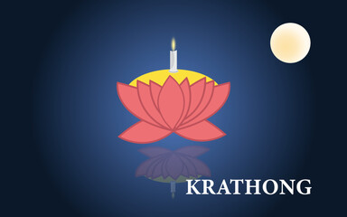 Loy Krathong Illustraor design Pro design