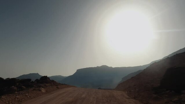 Driving At The Fazayat Beach, Salalah, Oman
