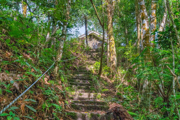 DO QUYEN OLD VILLA, BEAUTIFUL LANDSCAPE PHOTOGRAPHY OF BACH MA NATIONAL PARK IN HUE, VIETNAM