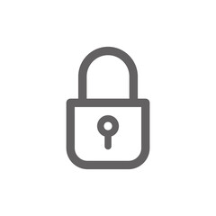 padlock icon. Perfect for web design or user interface applications. vector sign and symbol
