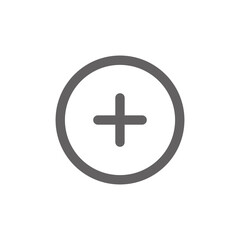 plus sign icon. Perfect for web design or user interface applications. vector sign and symbol