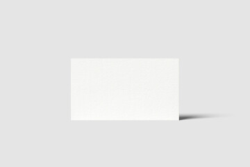 3,5 x 2 inches of blank business card
