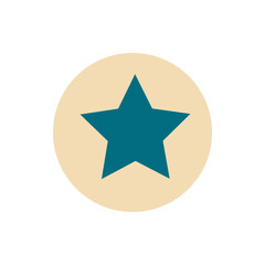 Retro vintage Christmas icon, design for highlights of instagram, blogs, stickers, postcards