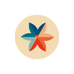 Retro vintage Christmas icon, design for highlights of instagram, blogs, stickers, postcards