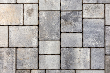 pattern of grey paving stones
