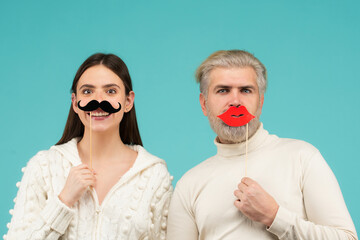 Gender, equality diversity concept. Male female portrait. Transgender gender identity, equality and...